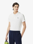 Lacoste SPORT Erkek Regular Fit Baskılı Beyaz Polo Lacoste SPORT Erkek Regular Fit Baskılı Beyaz Polo