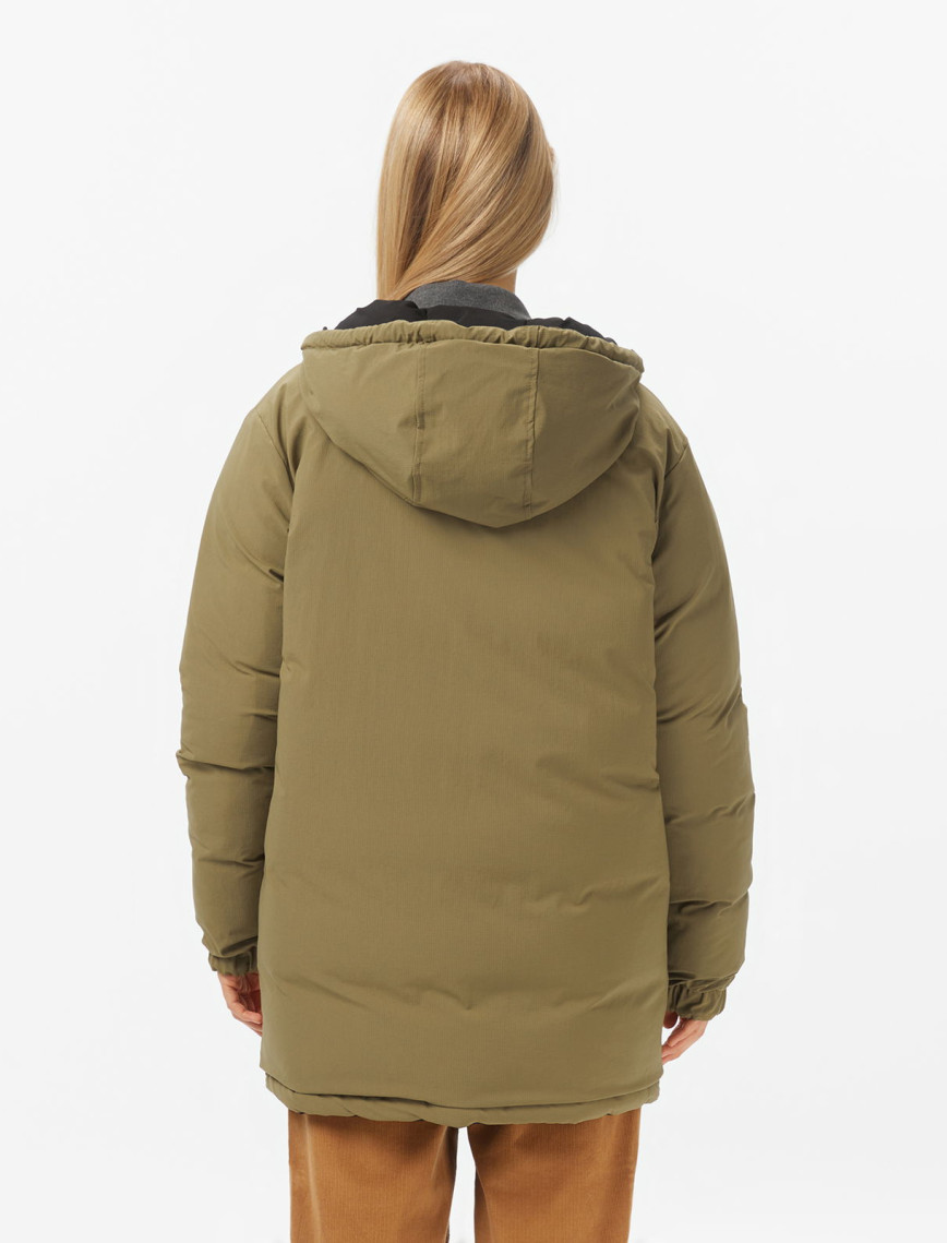 Lacoste Kadın Kapüşonlu Çift Taraflı Siyah Mont Lacoste Kadın Kapüşonlu Çift Taraflı Siyah Mont