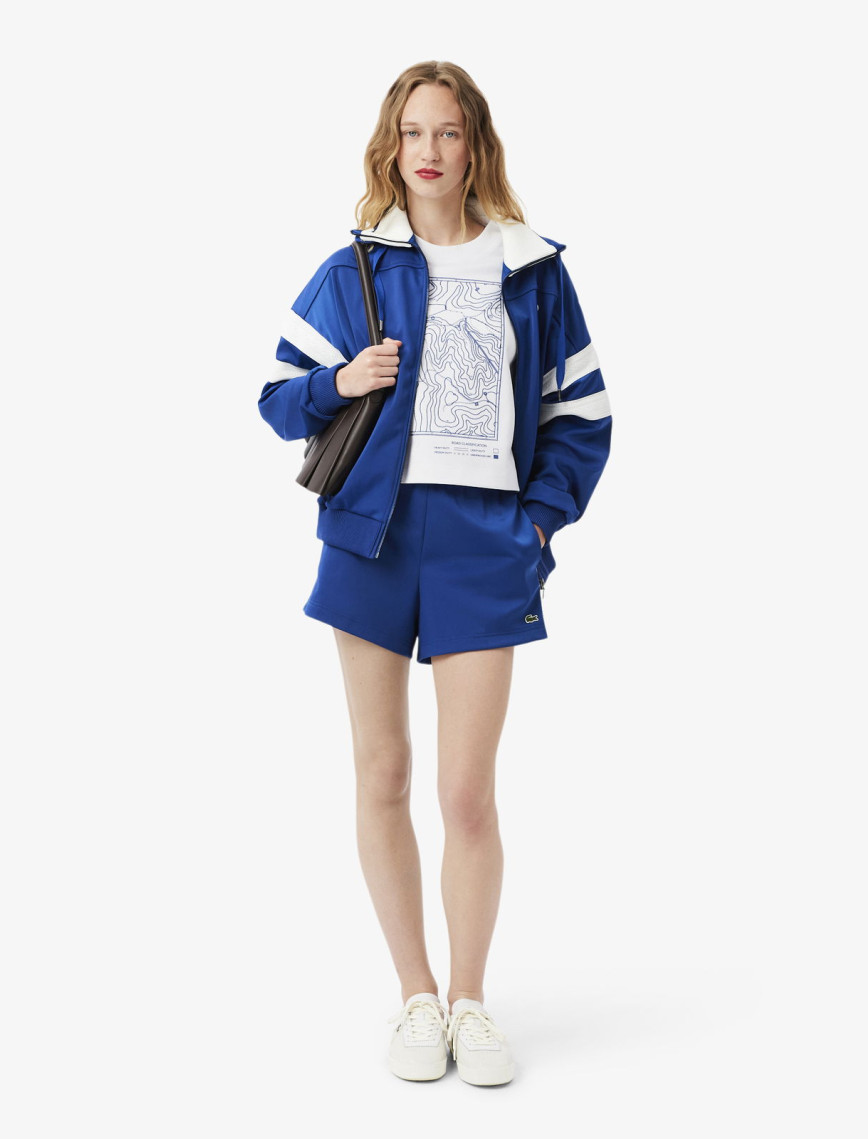 Lacoste Kadın Oversize Fit Bisiklet Yaka Beyaz T-Shirt Lacoste Kadın Oversize Fit Bisiklet Yaka Beyaz T-Shirt