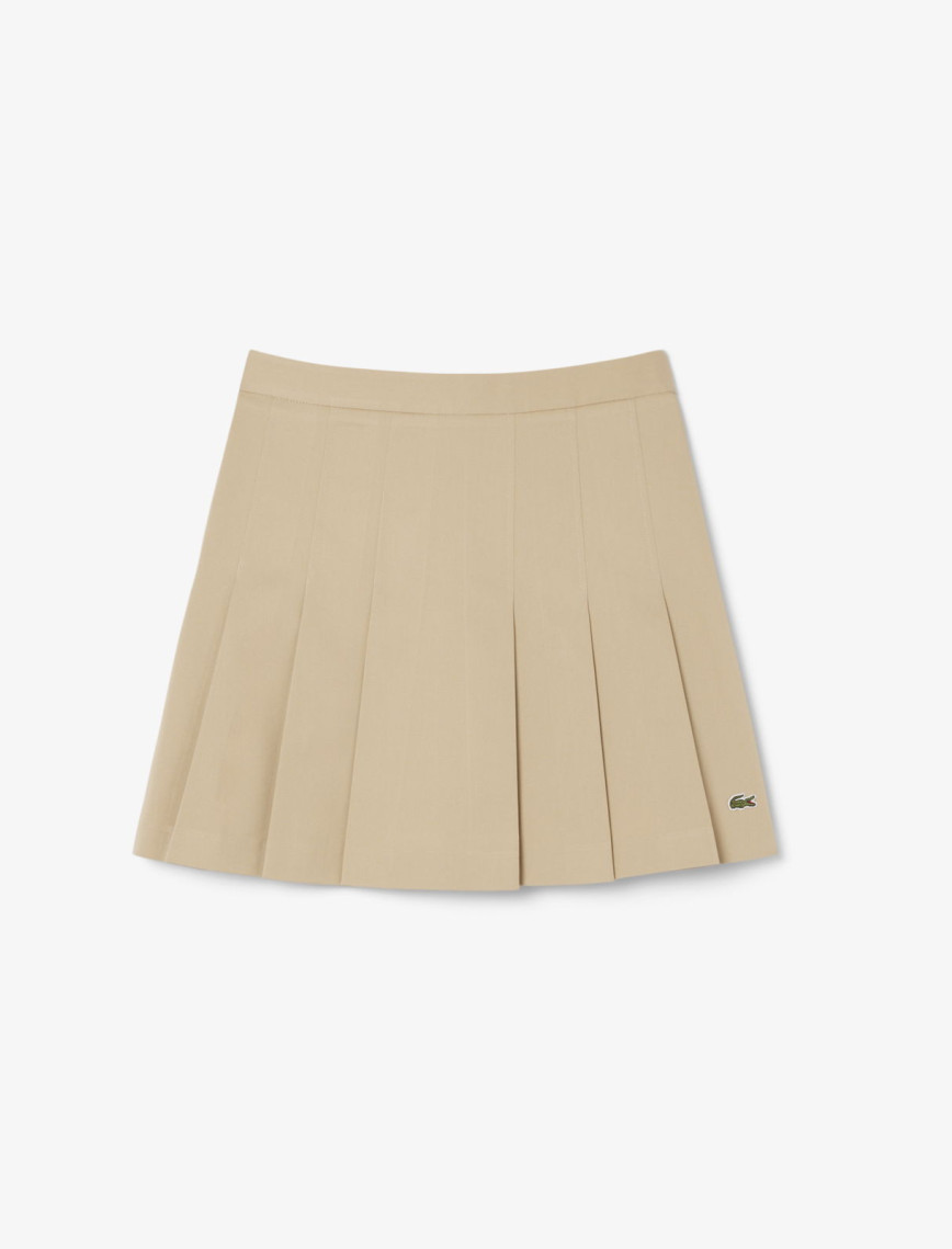 Lacoste Kadın Flare Fit Bej Etek Lacoste Kadın Flare Fit Bej Etek