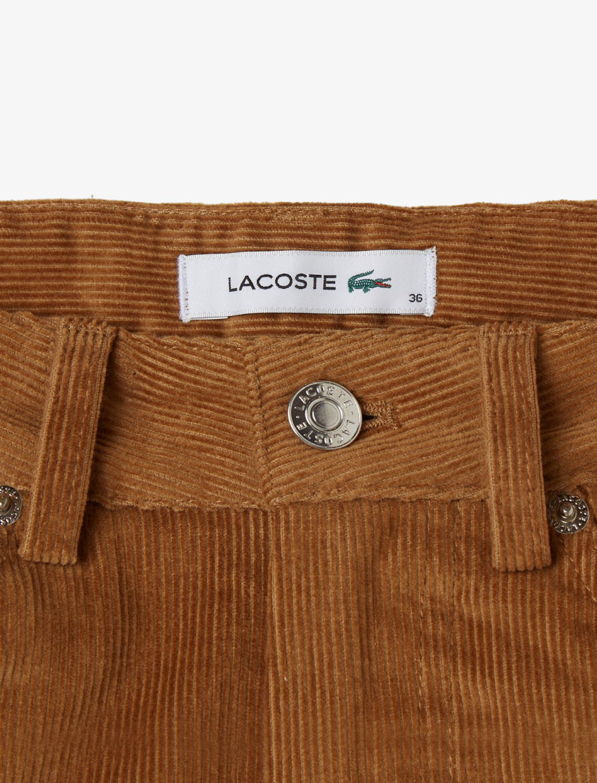 Lacoste Kadın Wide Leg Kahverengi Pantolon Lacoste Kadın Wide Leg Kahverengi Pantolon
