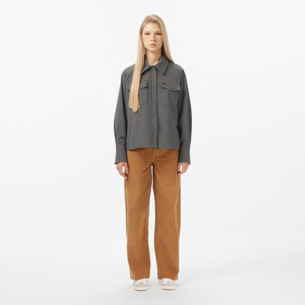 Lacoste Kadın Wide Leg Kahverengi Pantolon