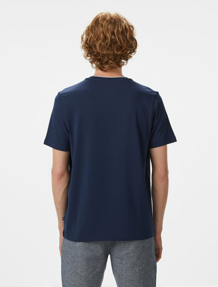 Nautica Erkek Lacivert T-Shirt Nautica Erkek Lacivert T-Shirt