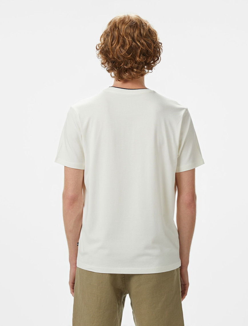 Nautica Erkek Ekru T-Shirt Nautica Erkek Ekru T-Shirt