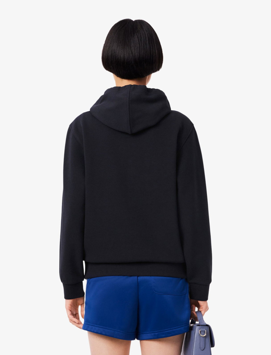 Lacoste Kadın Relaxed Fit Kapüşonlu Lacivert Sweatshirt Lacoste Kadın Relaxed Fit Kapüşonlu Lacivert Sweatshirt