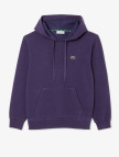 Lacoste Kadın Relaxed Fit Kapüşonlu Mor Sweatshirt Lacoste Kadın Relaxed Fit Kapüşonlu Mor Sweatshirt