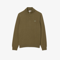 Lacoste Erkek Regular Fit Yarım Fermuarlı Haki Kazak Lacoste Erkek Regular Fit Yarım Fermuarlı Haki Kazak