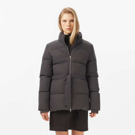 Lacoste Kadın Dik Yaka Koyu Gri Mont Lacoste Kadın Dik Yaka Koyu Gri Mont