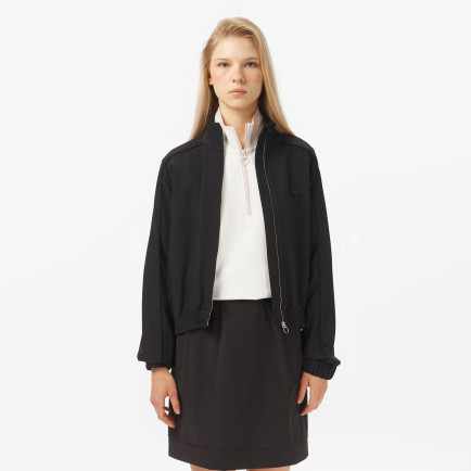 Lacoste Kadın Fermuarlı Siyah Ceket Lacoste Kadın Fermuarlı Siyah Ceket