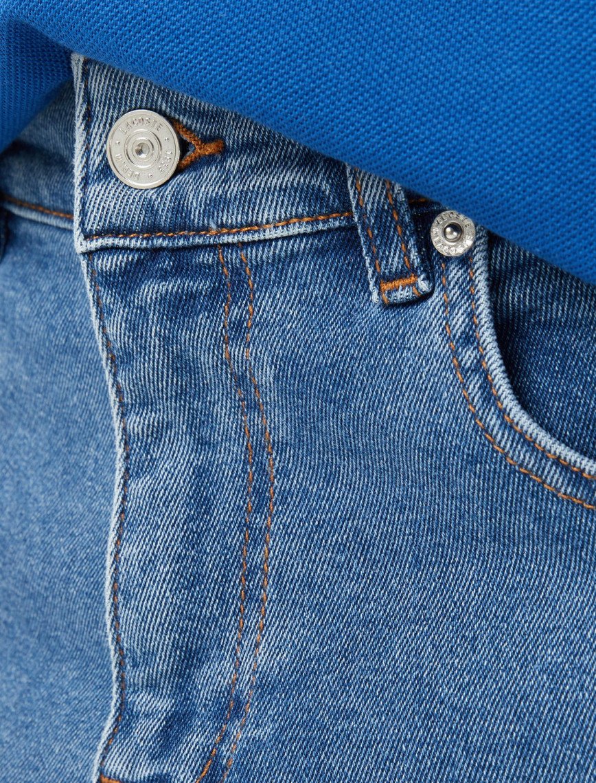 Lacoste Erkek Regular Fit Mavi Jean Pantolon Lacoste Erkek Regular Fit Mavi Jean Pantolon