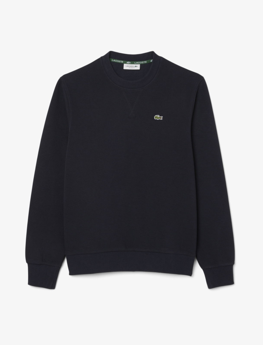 Lacoste Kadın Relaxed Fit Bisiklet Yaka Gri Sweatshirt