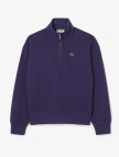 Lacoste Kadın Relaxed Fit Yarım Fermuarlı Mor Sweatshirt Lacoste Kadın Relaxed Fit Yarım Fermuarlı Mor Sweatshirt