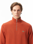 Lacoste Erkek Classic Fit Yarım Fermuarlı Kahverengi Sweatshirt Lacoste Erkek Classic Fit Yarım Fermuarlı Kahverengi Sweatshirt