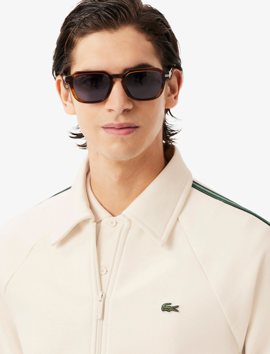 Lacoste Erkek Regular Fit Fermuarlı Krem Sweatshirt