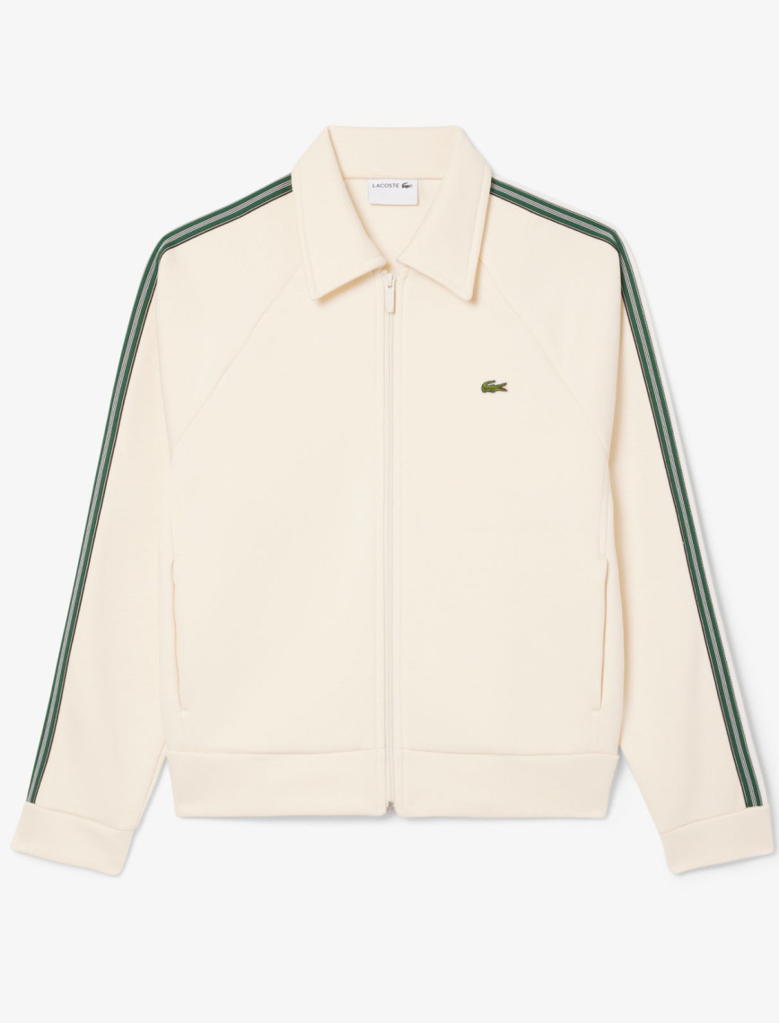 Lacoste Erkek Regular Fit Fermuarlı Krem Sweatshirt