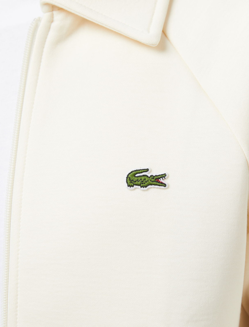Lacoste Erkek Regular Fit Fermuarlı Krem Sweatshirt