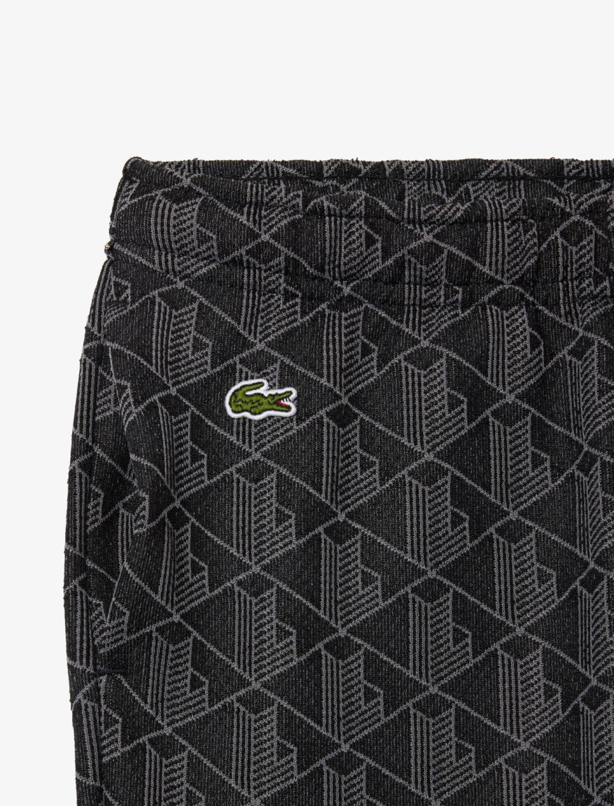 Lacoste Çocuk Monogram Siyah Eşofman Altı Lacoste Çocuk Monogram Siyah Eşofman Altı