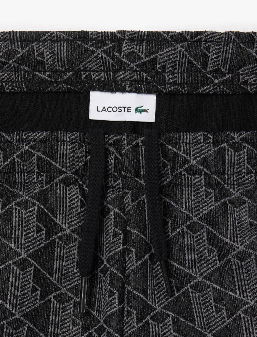Lacoste Çocuk Monogram Siyah Eşofman Altı Lacoste Çocuk Monogram Siyah Eşofman Altı