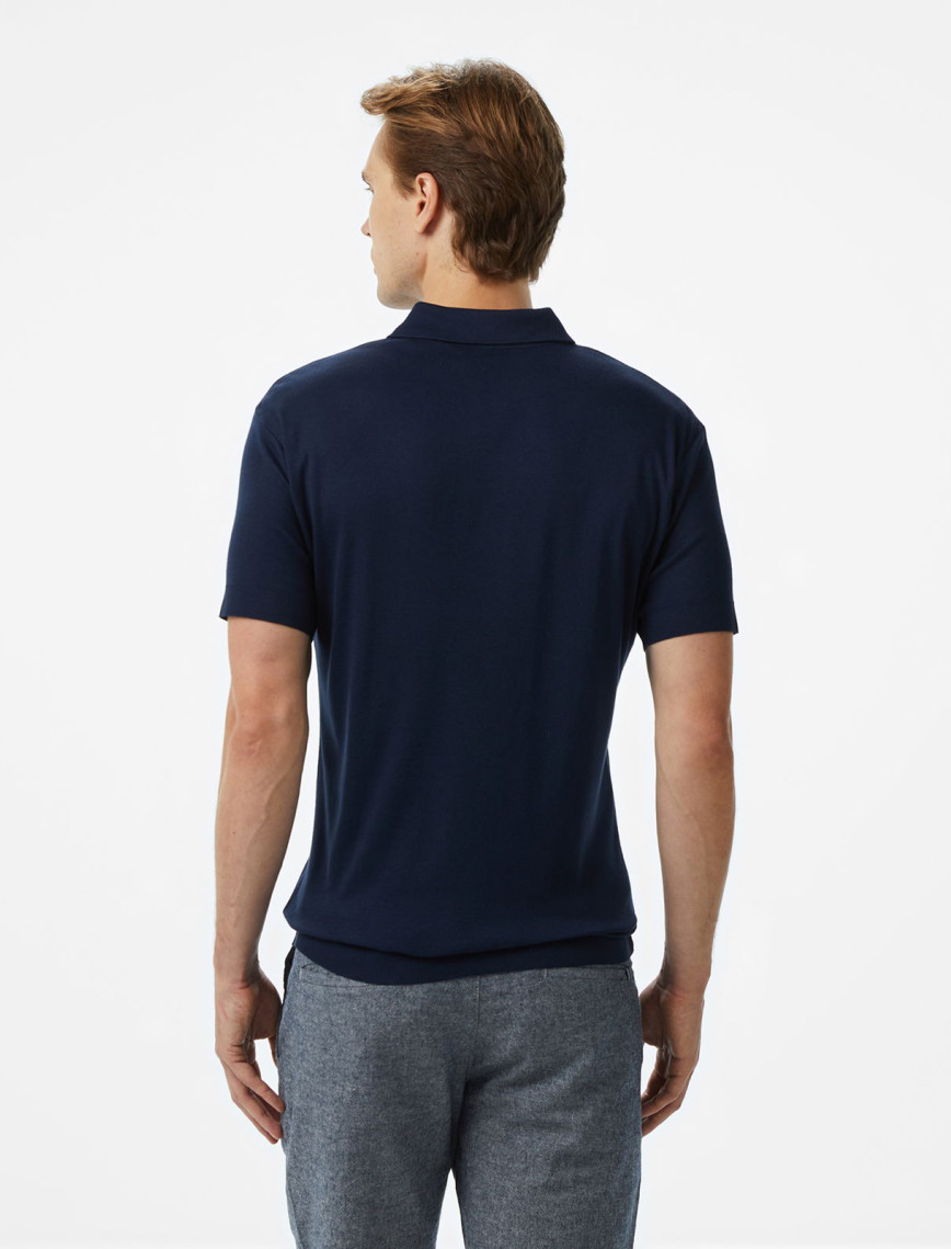 Nautica Erkek Lacivert Classic Fit Polo