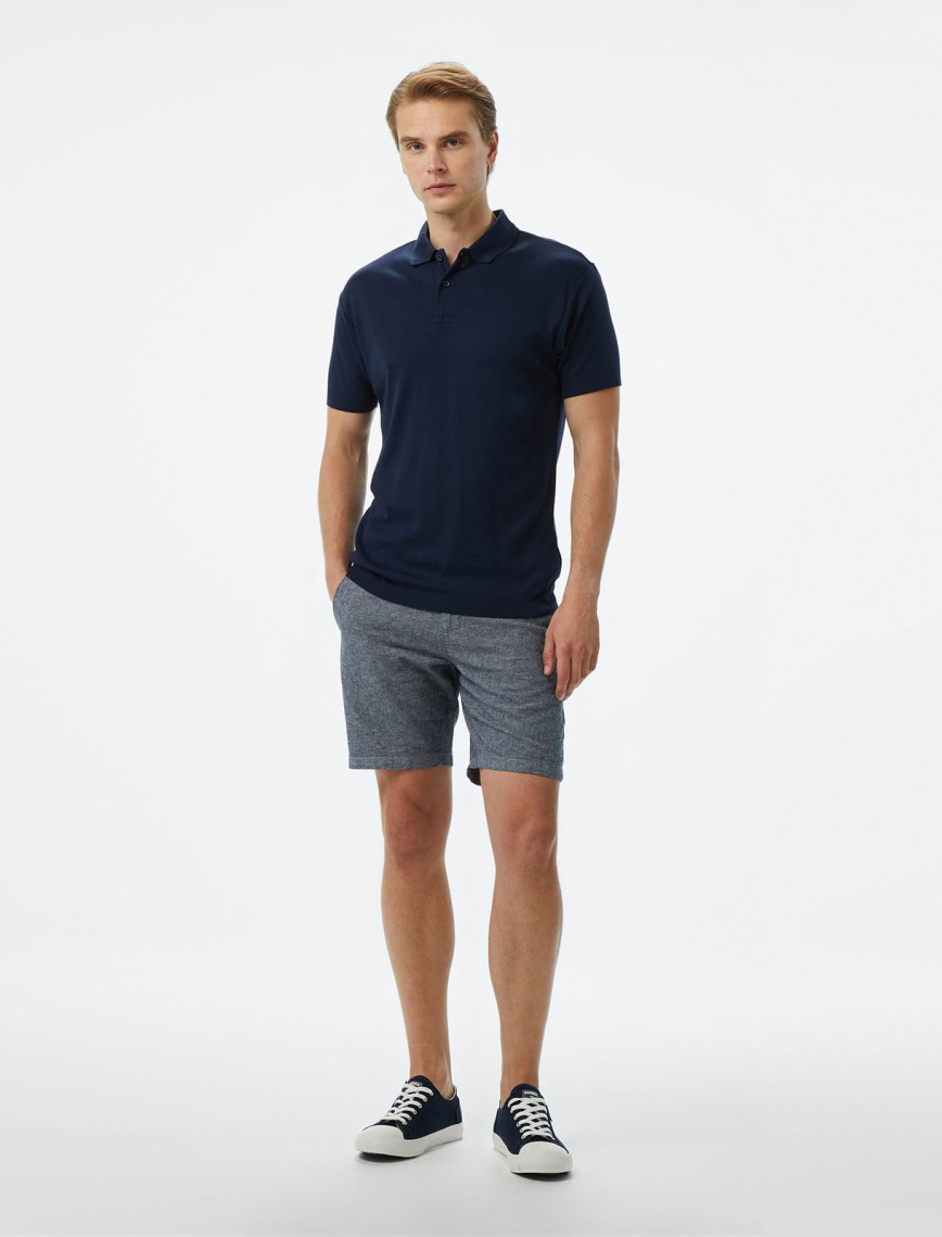 Nautica Erkek Lacivert Classic Fit Polo