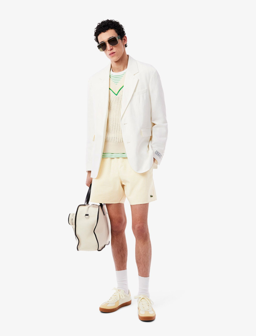 Lacoste Erkek Çizgili Sarı Mayo Lacoste Erkek Çizgili Sarı Mayo