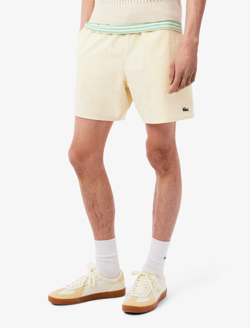 Lacoste Erkek Çizgili Sarı Mayo Lacoste Erkek Çizgili Sarı Mayo