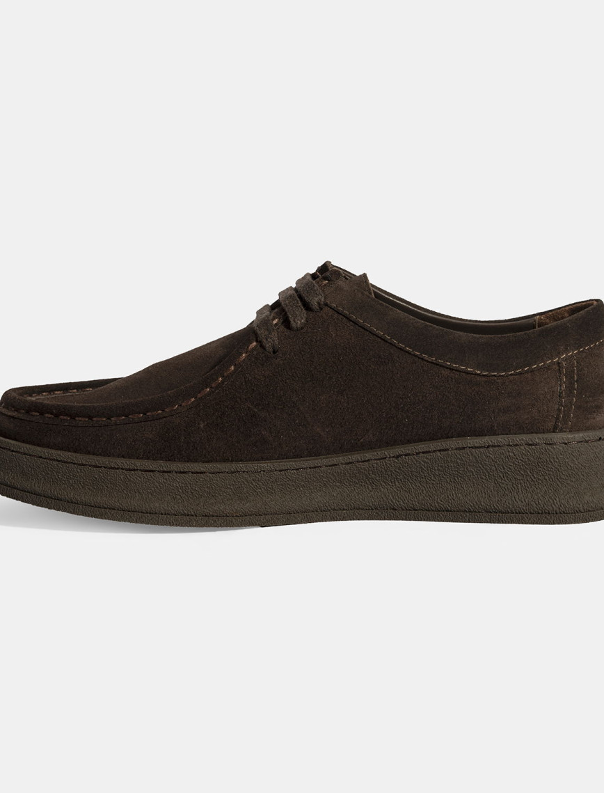 Erkek Kahve Bağcıklı Günlük Süet Ayakkabı Erkek Kahve Bağcıklı Günlük Süet Ayakkabı