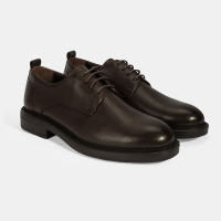 Erkek Kahve Bağcıklı Günlük Deri Ayakkabı Erkek Kahve Bağcıklı Günlük Deri Ayakkabı