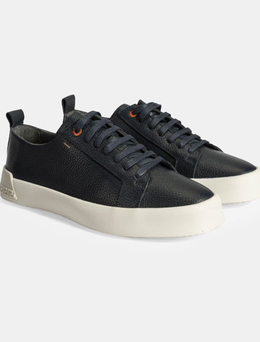 Erkek Lacivert Bağcıklı Deri Günlük Ayakkabı Erkek Lacivert Bağcıklı Deri Günlük Ayakkabı