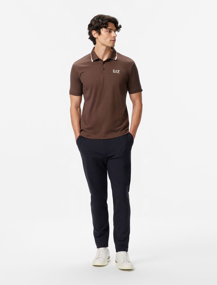 EA7 Erkek Kahverengi Polo