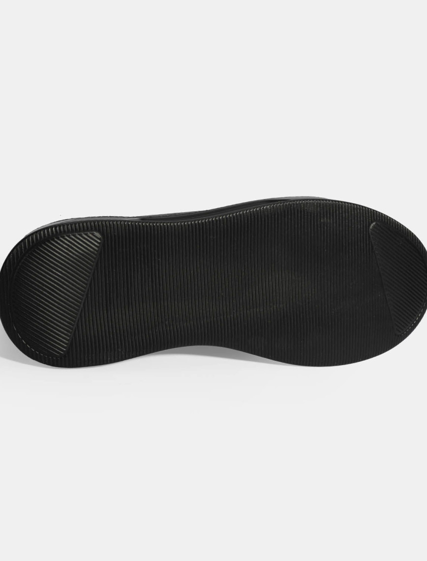 Erkek Siyah Bağcıklı Deri Günlük Ayakkabı Erkek Siyah Bağcıklı Deri Günlük Ayakkabı