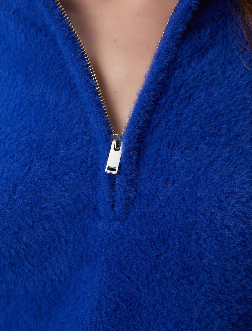 Network Kadın Saks Yumuşak Dokulu Triko Kazak Network Kadın Saks Yumuşak Dokulu Triko Kazak