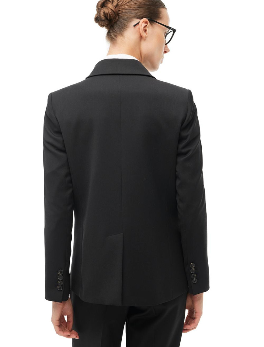 Siyah Kırlangıç Yaka  Ceket