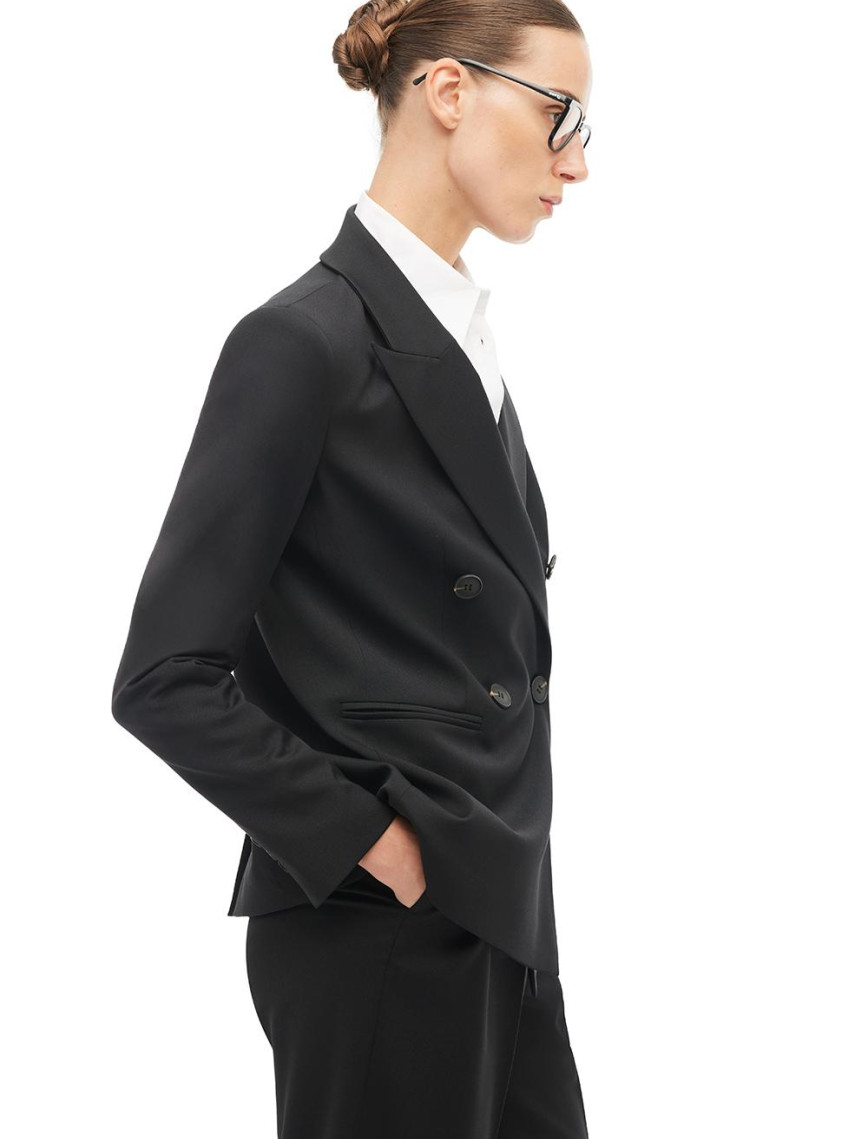 Siyah Kırlangıç Yaka  Ceket