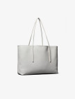 Calvin Klein Emblem Tote Kadın Beyaz Çanta