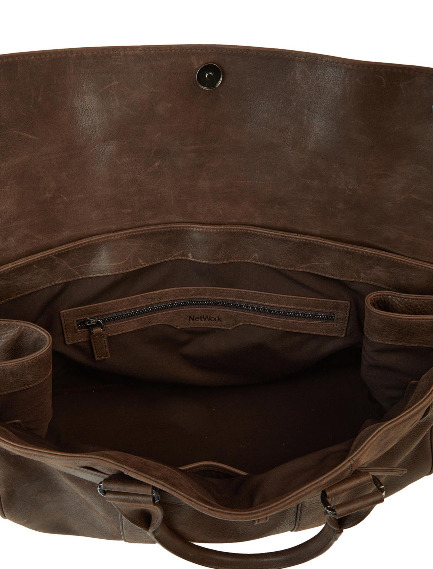 Network Erkek Kahverengi Süet Seyahat Çantası Network Erkek Kahverengi Süet Seyahat Çantası
