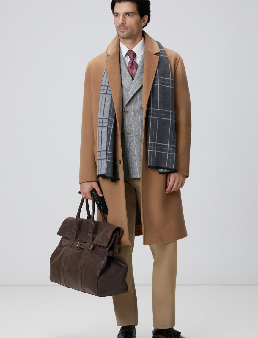 Network Erkek Kahverengi Süet Seyahat Çantası Network Erkek Kahverengi Süet Seyahat Çantası