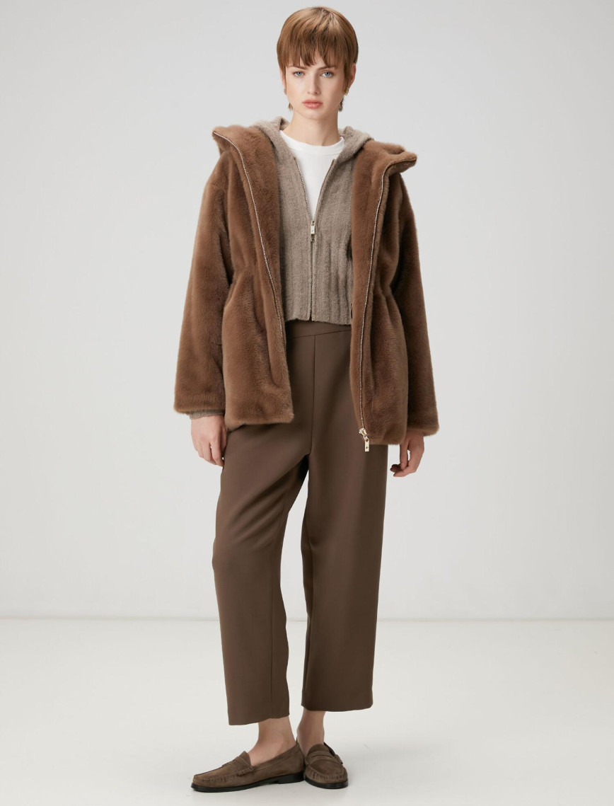 Beymen Club Kadın Vizon Kapüşonlu Mont