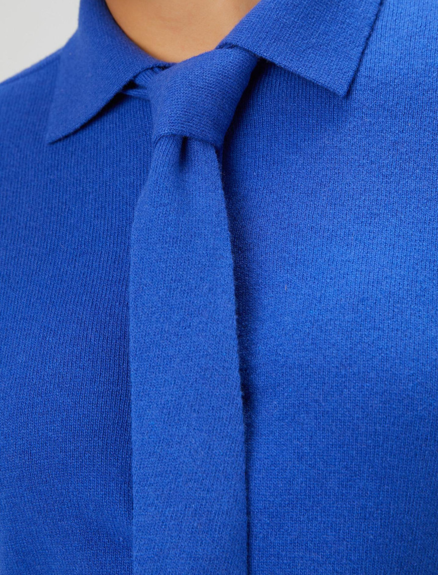 Beymen Club Kadın Kobalt Yün Polo Hırka Beymen Club Kadın Kobalt Yün Polo Hırka