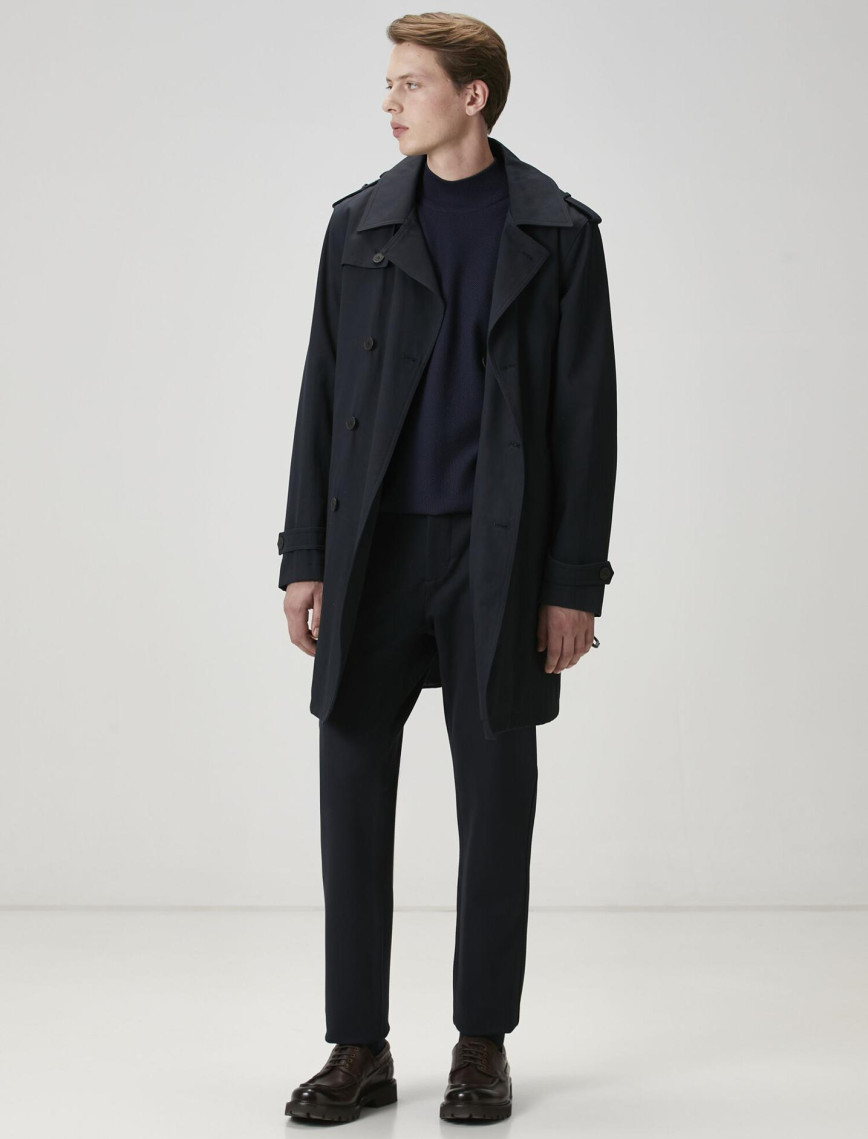 Beymen Club Erkek Lacivert Yarım Balıkçı Yaka Kazak