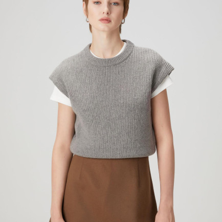 Beymen Club Kadın Gri Melanj Yün Süveter Beymen Club Kadın Gri Melanj Yün Süveter