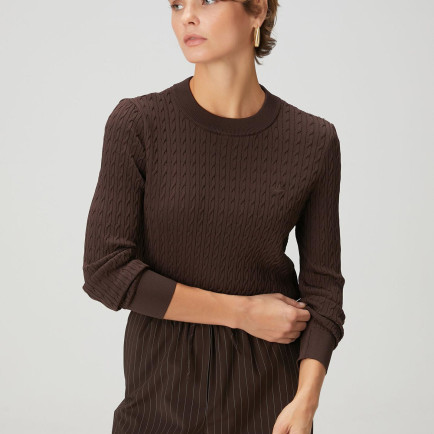 Beymen Club Kadın Kahverengi Basic Saç Örgü Triko Beymen Club Kadın Kahverengi Basic Saç Örgü Triko