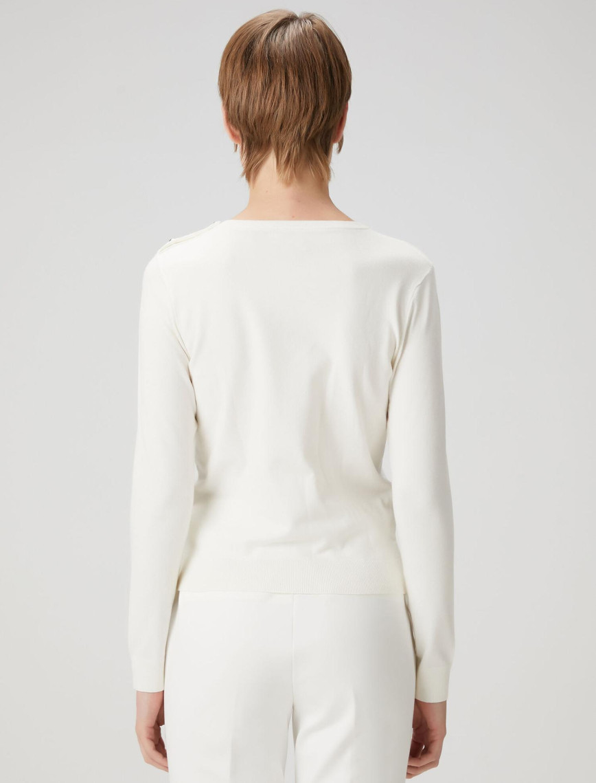 Beymen Club Kadın Ekru Basic Kazak Beymen Club Kadın Ekru Basic Kazak