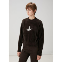 Beymen Club Kadın Kahverengi Taşlı Logo Detaylı Kazak Beymen Club Kadın Kahverengi Taşlı Logo Detaylı Kazak