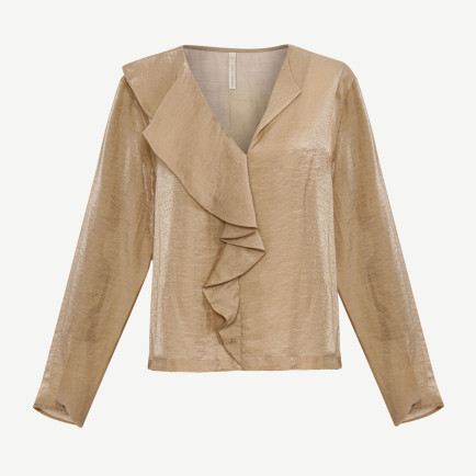 YARGICI Regular V Yaka Uzun Kol Bluz YARGICI Regular V Yaka Uzun Kol Bluz