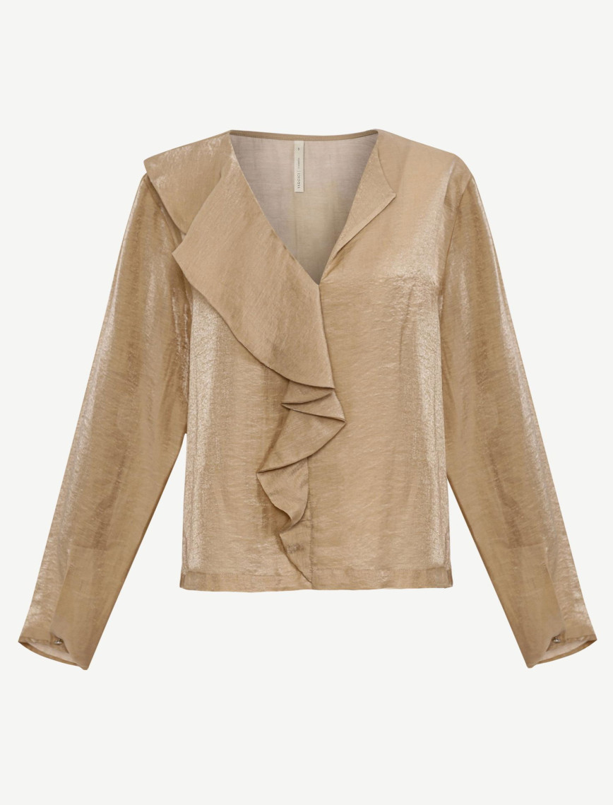 YARGICI Regular V Yaka Uzun Kol Bluz YARGICI Regular V Yaka Uzun Kol Bluz