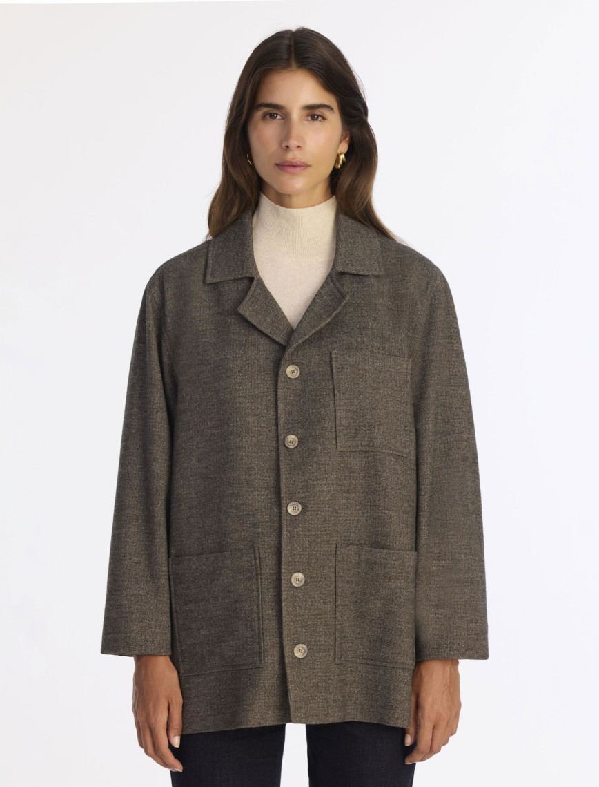 YARGICI Boyfriend Ceket Yaka Uzun Kol Ceket