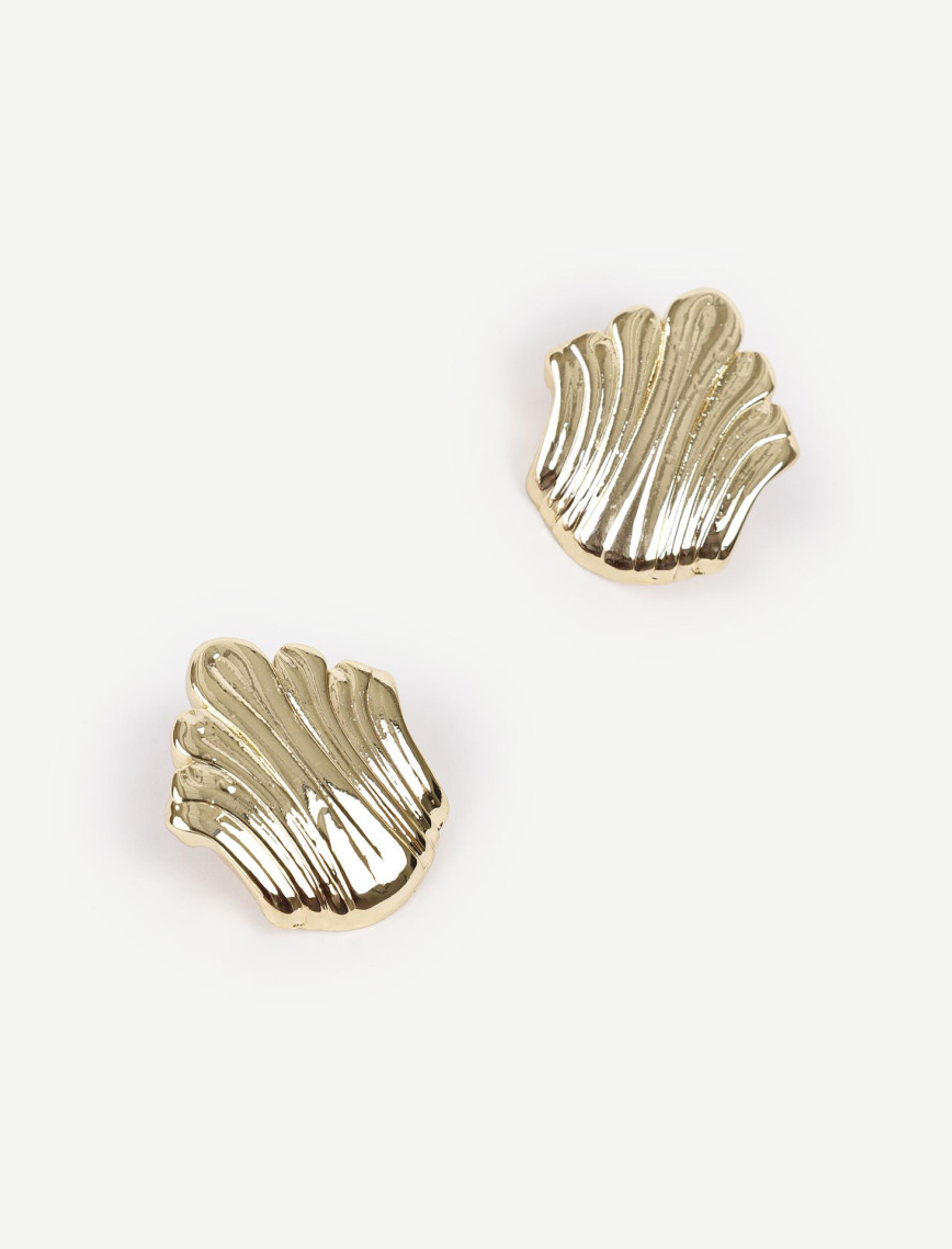 YARGICI Etnik Formlu Gold Küpe YARGICI Etnik Formlu Gold Küpe