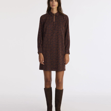 YARGICI A Form Gömlek Yaka Uzun Kol Elbise YARGICI A Form Gömlek Yaka Uzun Kol Elbise