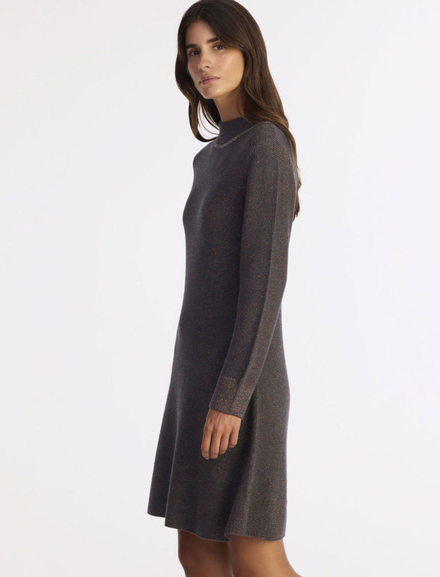 YARGICI A Form Kayık Yaka Uzun Kol Elbise YARGICI A Form Kayık Yaka Uzun Kol Elbise